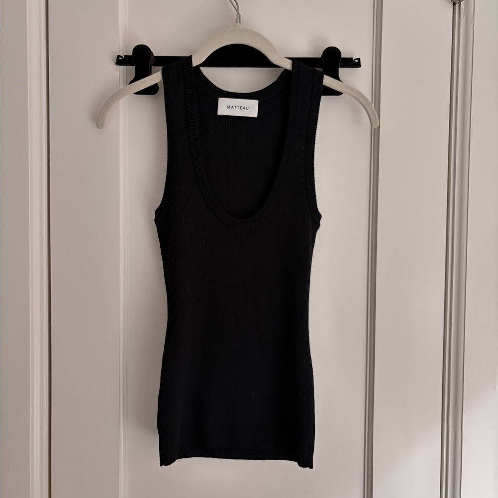 Matteau Ribbed-knit Tank - Picture 2 of 4